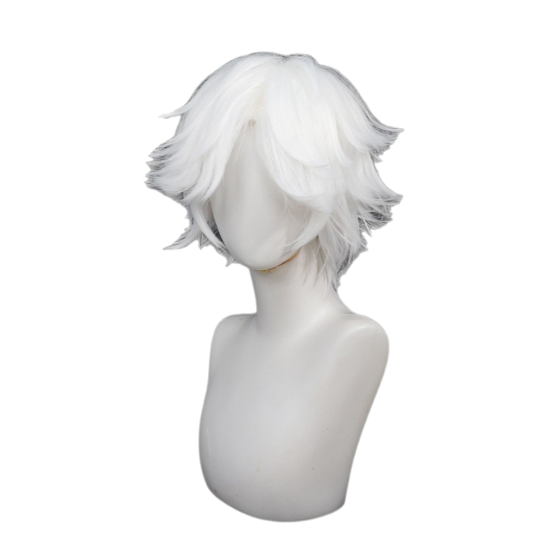 White Smoke Qifrey Cosplay Wig - Witch Hat Atelier (White Teased Short) (FEVERCOS)