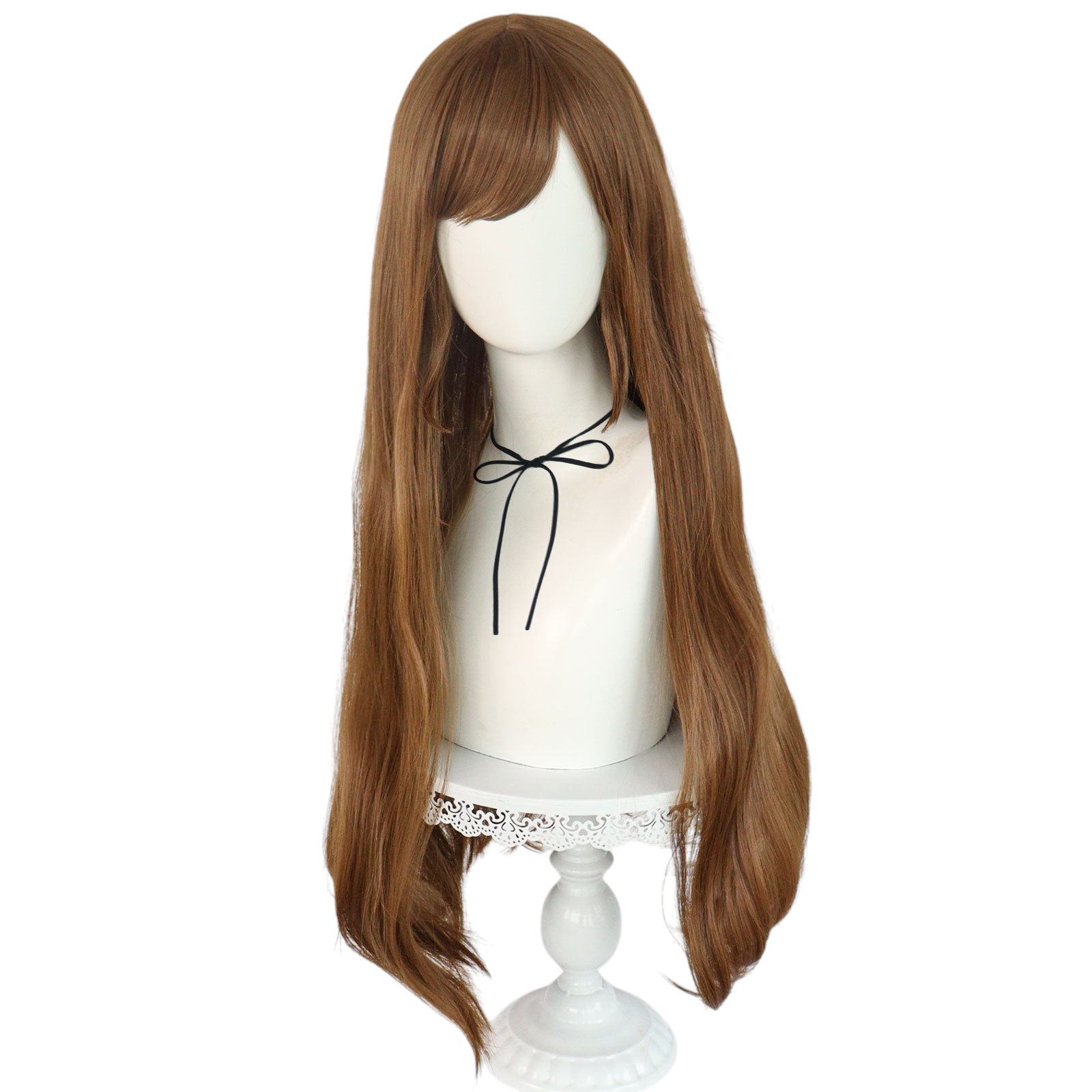Dark Olive Green Hina Tachibana Cosplay Wig - Domestic Girlfriend (Brown Long) (FEVERCOS)