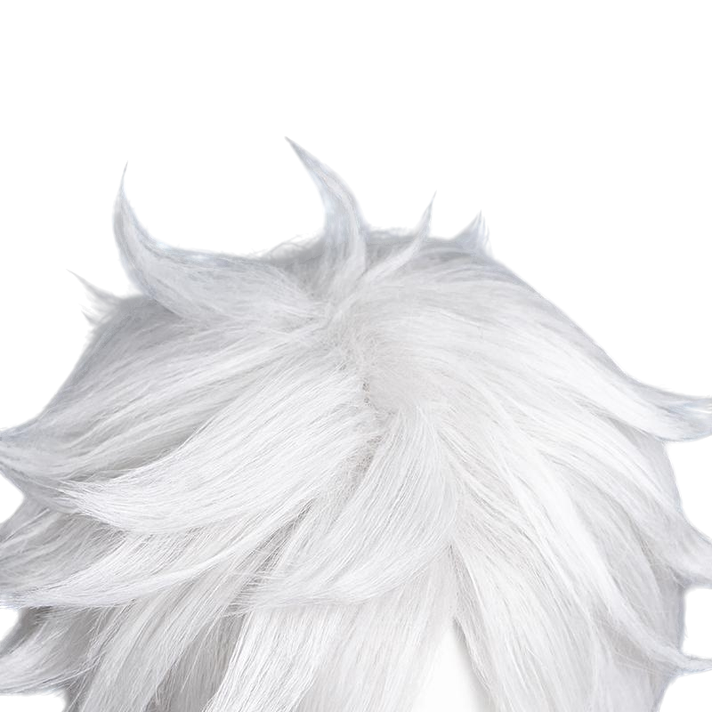 White Smoke Qifrey Cosplay Wig - Witch Hat Atelier (Teased Flipped White) (FEVERCOS)