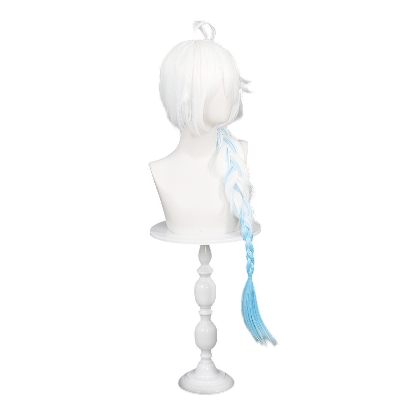 White Smoke Kirino Nakatsukasa Cosplay Wig - Blue Archive (Gradient Twin Braids) (FEVERCOS)