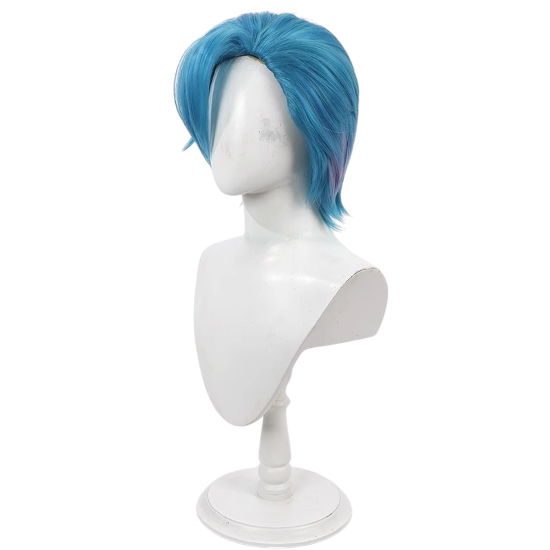 White Smoke Flauros (Demon Duke) Cosplay Wig - Devil Butler with Black Cat (Multi-Color Teased) (FEVERCOS)