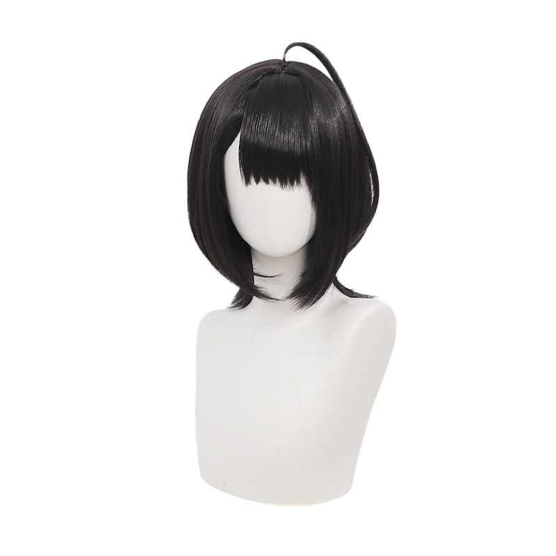 White Smoke Female Administrator Cosplay Wig - Arknights: Endfield (Black Internal Bob) (FEVERCOS)