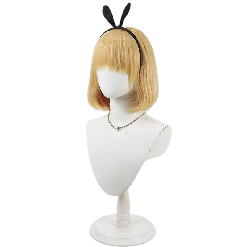 White Smoke Shushu Suruga Cosplay Wig - Chained Soldier (Two-Tone Twin Tails) (FEVERCOS)