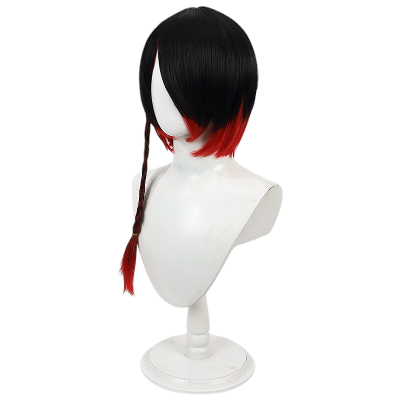 White Smoke Yuhan Shinonome Cosplay Wig - Devil Butler with Black Cat (Two-Tone Gradient) (FEVERCOS)
