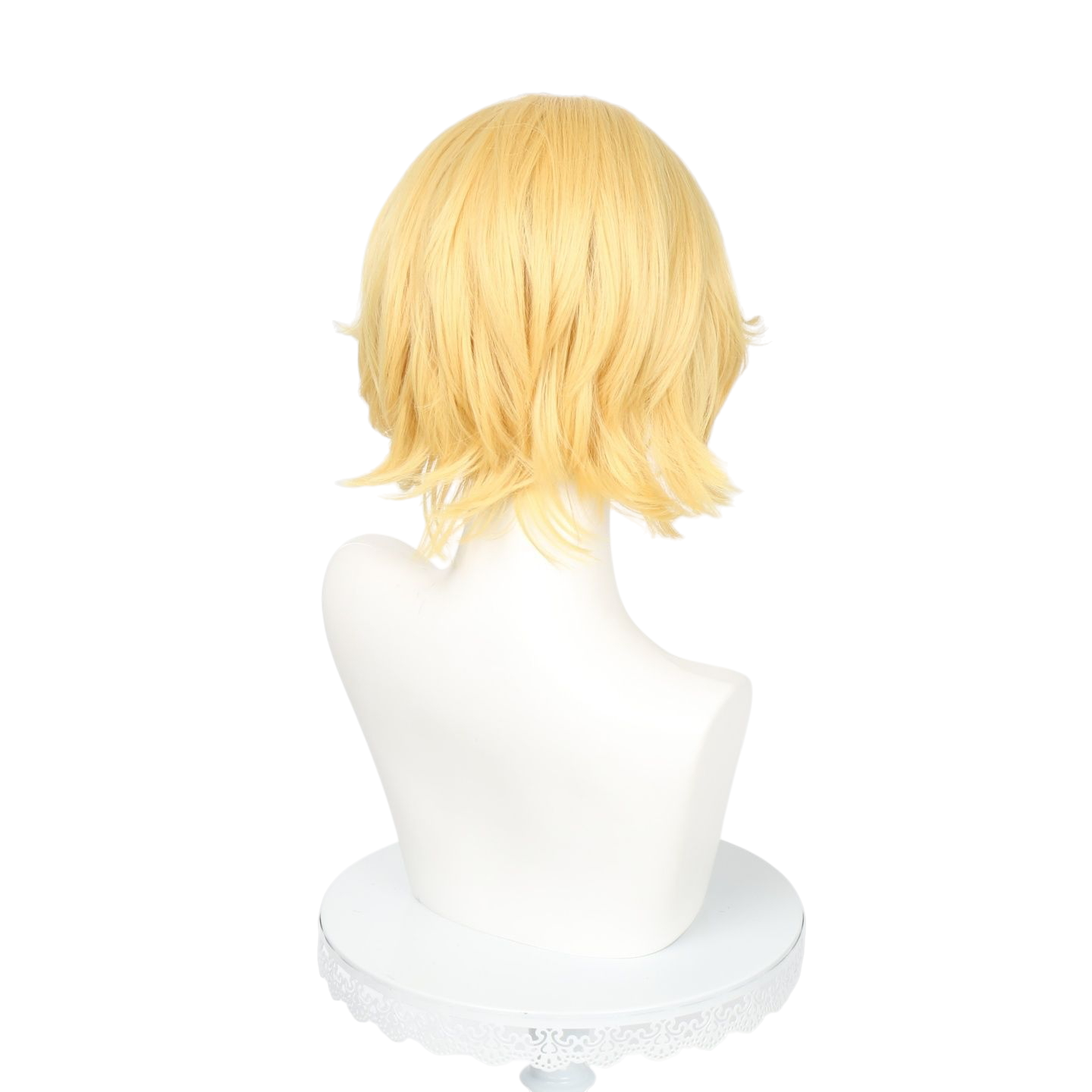 White Smoke Sang Qi Cosplay Wig - Line Puppy Skin (Blonde Flipped Scalp) (FEVERCOS) Honor of Kings