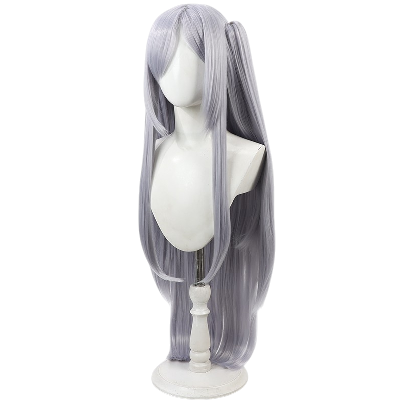 White Smoke Alexia Midgar Cosplay Wig - The Eminence in Shadow (Platinum Blonde Bob) (FEVERCOS)