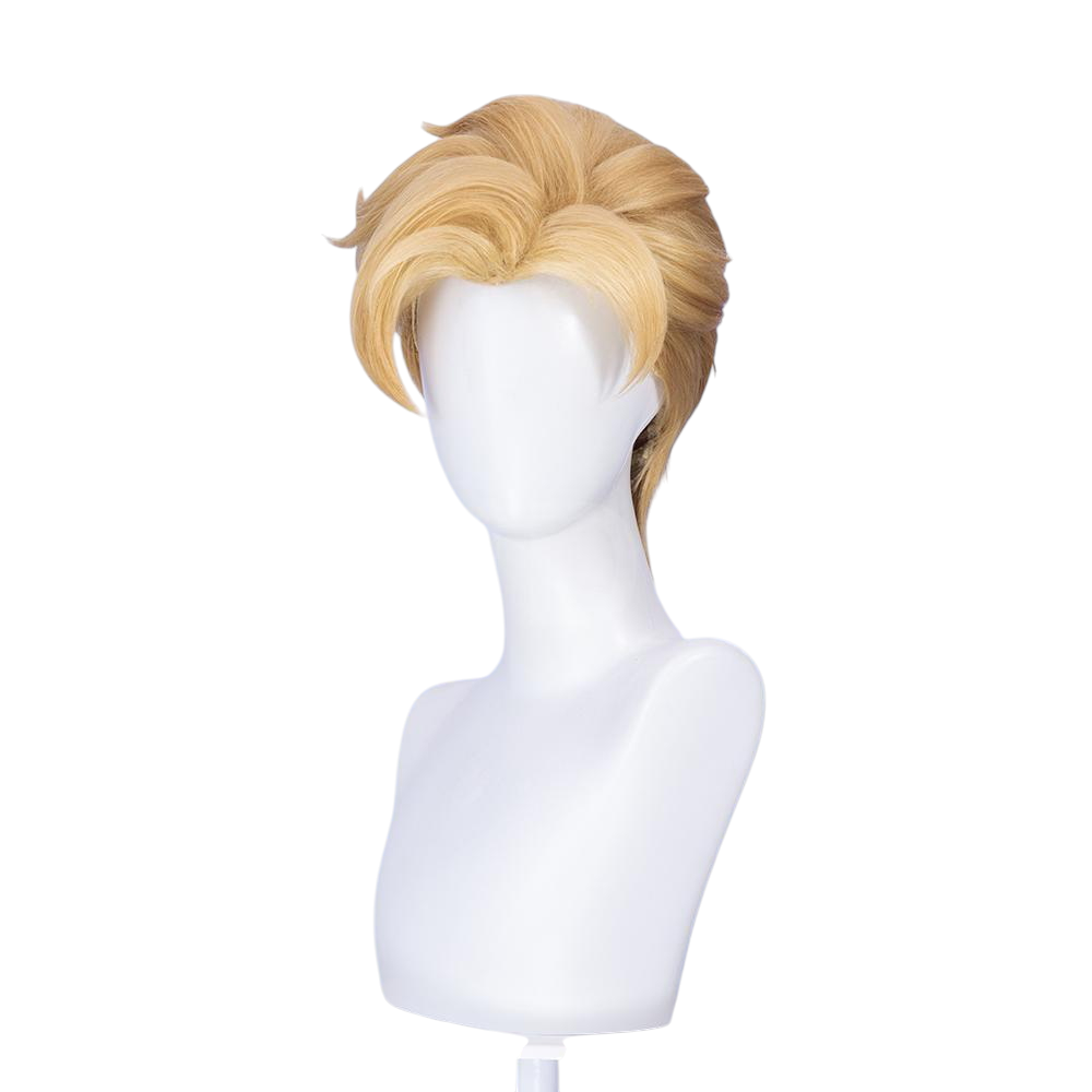 White Smoke Star-Lord Cosplay Wig - Marvel Rivals (Blonde Teased Short) (FEVERCOS)