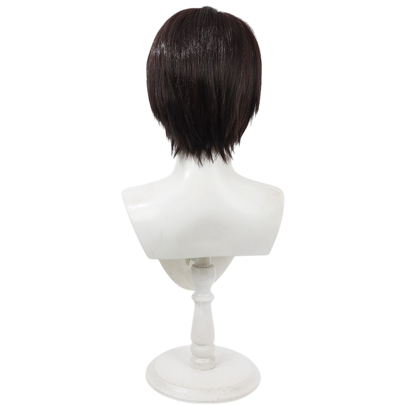 White Smoke Hiiro Kagami Cosplay Wig - Kamen Rider Ex-Aid (Brown Teased Volume) (FEVERCOS)