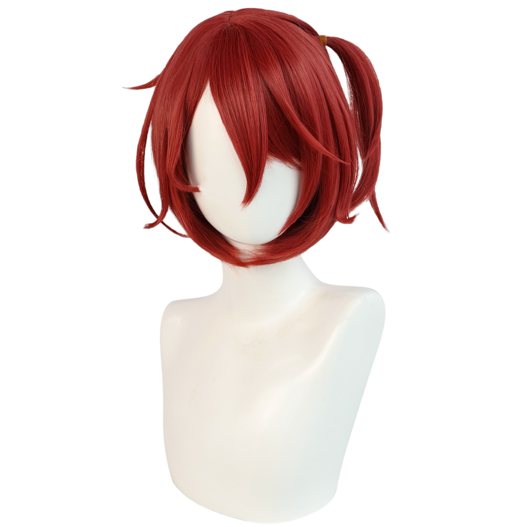 Antique White Komari Chika Cosplay Wig - Makeine: Too Many Losing Heroines! (Red Side-Tail) (FEVERCOS)