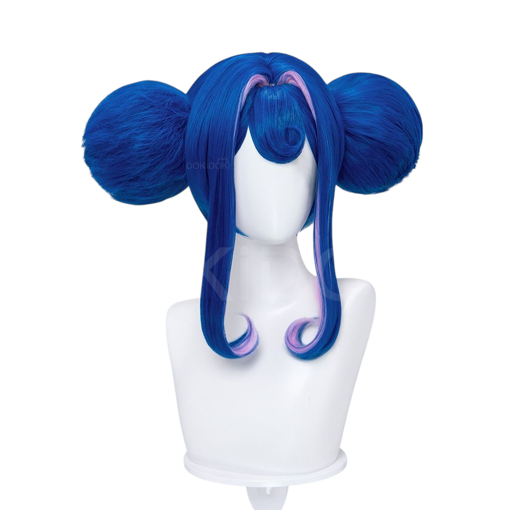 White Smoke Guinevere Cosplay Wig - The Order of Guinevere (Detachable Hair Buns) (FEVERCOS)