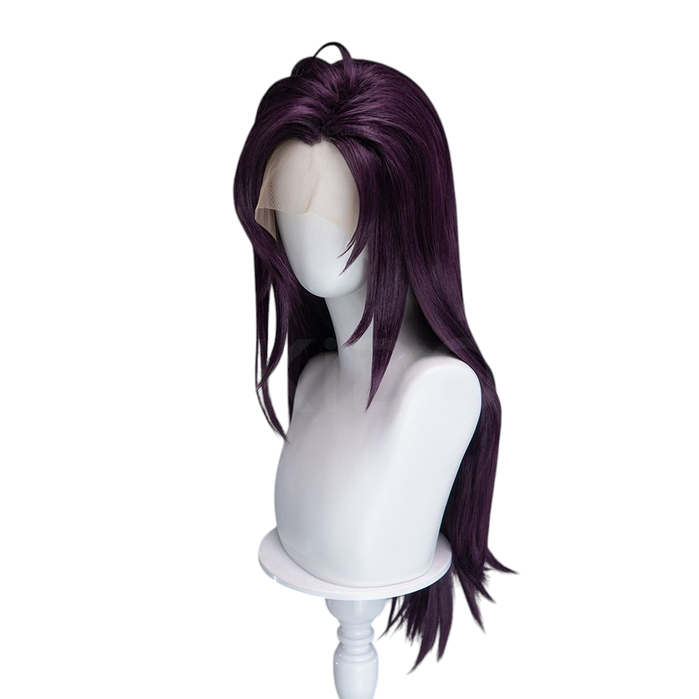 White Smoke Kai'Sa Cosplay Wig - League of Legends (60cm Widow's Peak Mini Lace Front) (FEVERCOS)