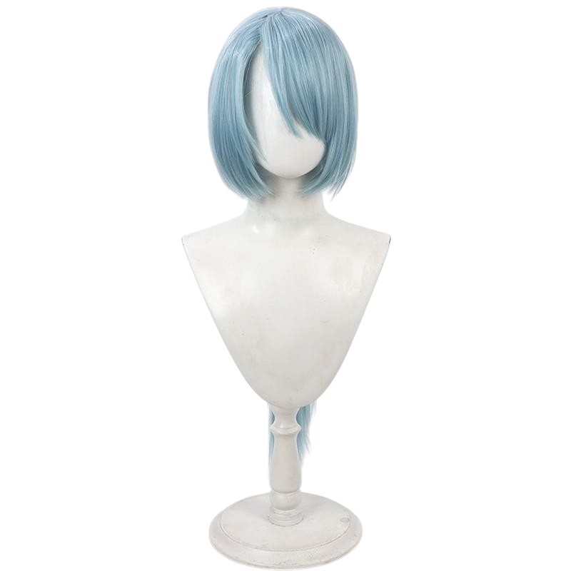White Smoke Fubuki Cosplay Wig - The Elusive Samurai (White Long Ponytail) (FEVERCOS)