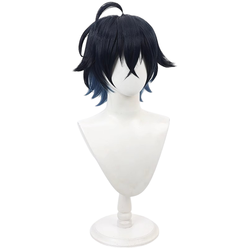 White Smoke Will Serfort Cosplay Wig - Wistoria: Wand and Sword (Gradient Teased Short) (FEVERCOS)