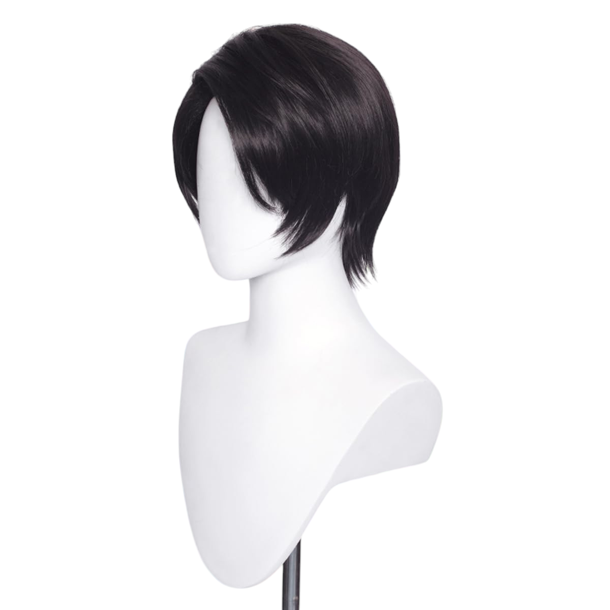 White Smoke Yuta Okkotsu Cosplay Wig - Jujutsu Kaisen (Black 3/7 Part) (FEVERCOS)