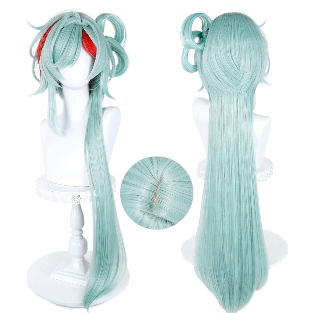 White Smoke Shao Siyuan Cosplay Wig - Honor of Kings (Flower Fairy Twin Rings) (FEVERCOS)