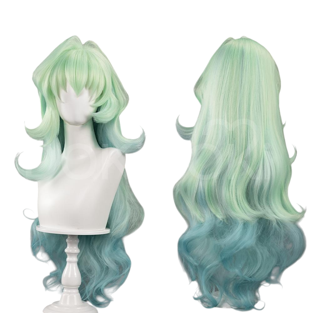 White Smoke Scanty Cosplay Wig - Panty & Stocking with Garterbelt (Teased Roots Layered Gradient) (FEVERCOS)