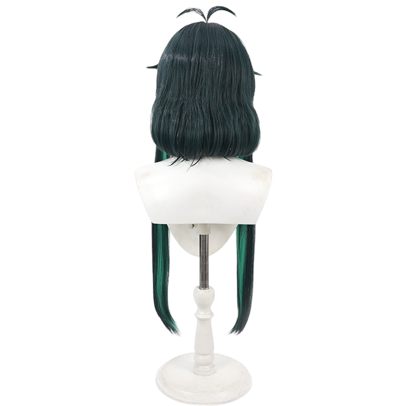 White Smoke Bastien Kelly Cosplay Wig - Devil Butler with Black Cat (Highlight Sideburns) (FEVERCOS)