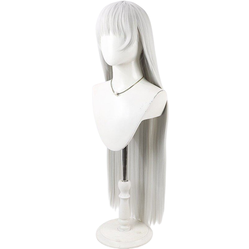 White Smoke Angelica Cosplay Wig - Library of Ruina (Silver White Loose Scalp) (FEVERCOS)