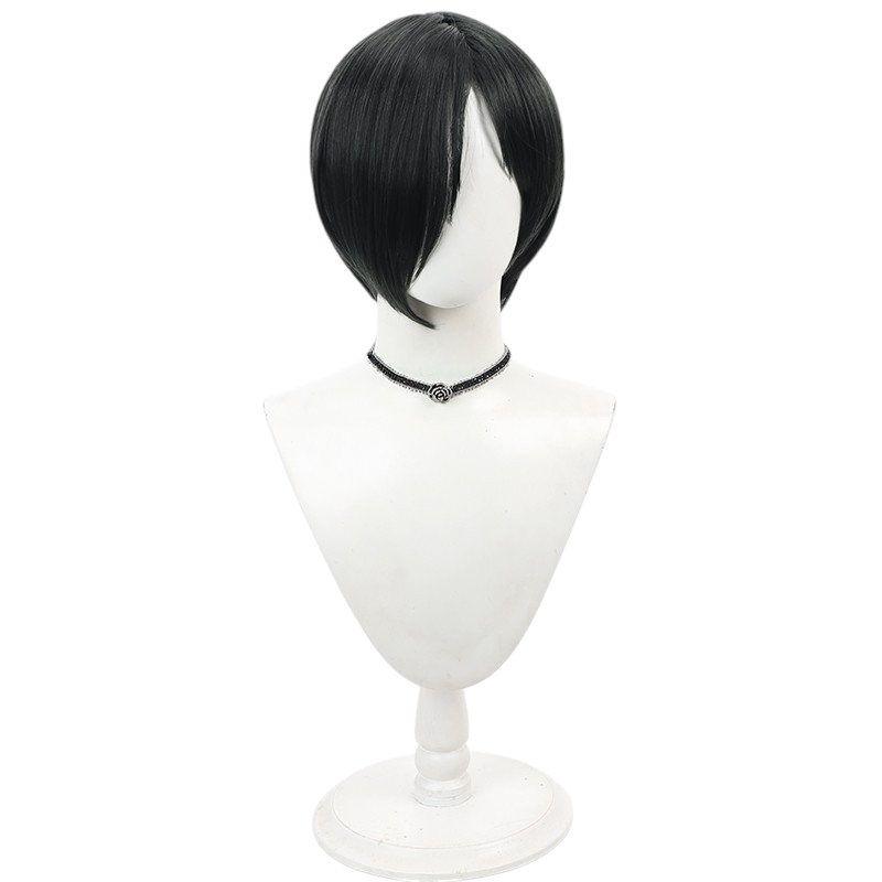 White Smoke Kang Horyang Cosplay Wig - Tower of God (Dark Green Short) (FEVERCOS)