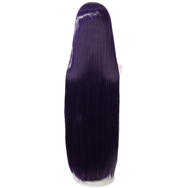 Black Ren Yamashiro Cosplay Wig - Chained Soldier (Deep Purple Long) (FEVERCOS)