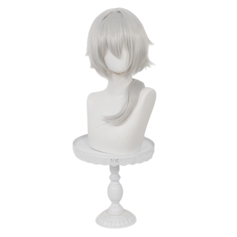 White Smoke Ardashir Cosplay Wig - Arknights: Endfield (Silver-White Gradient Tied) (FEVERCOS)