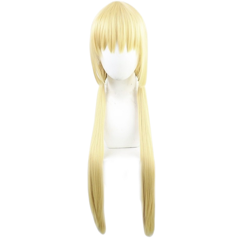 White Smoke Kon Cosplay Wig - Kemono Jihen (Blonde Fox Demon Scalp) (FEVERCOS)