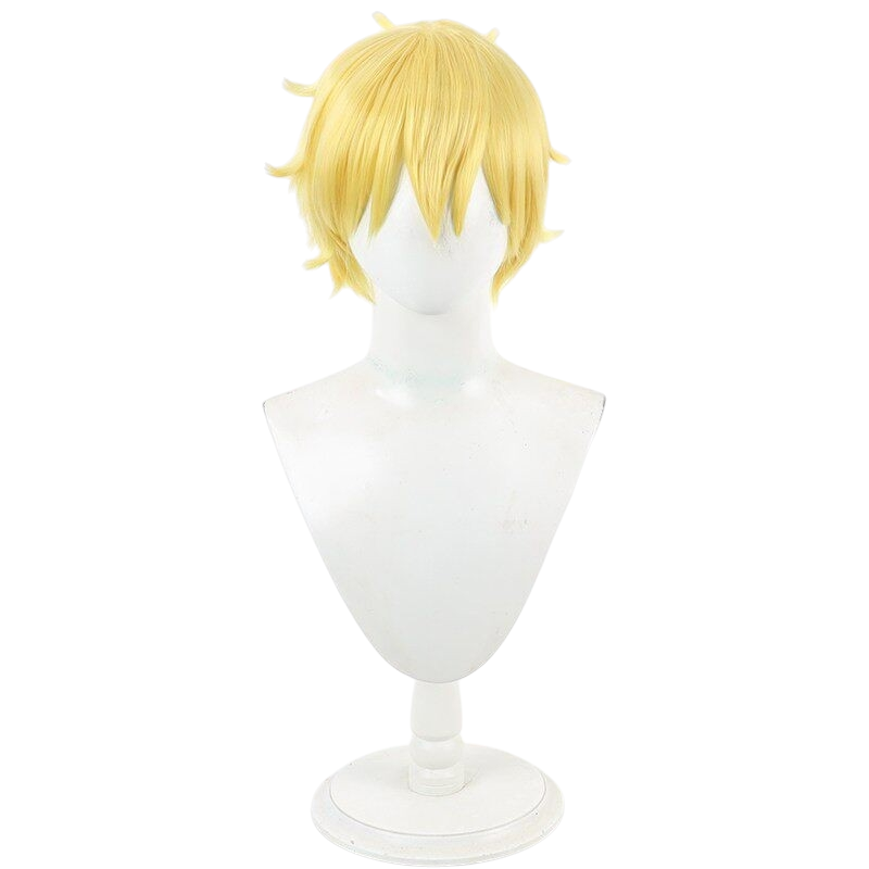 White Smoke Jet Senpai Cosplay Wig - Star Detective Precure (Styled Short) (FEVERCOS)