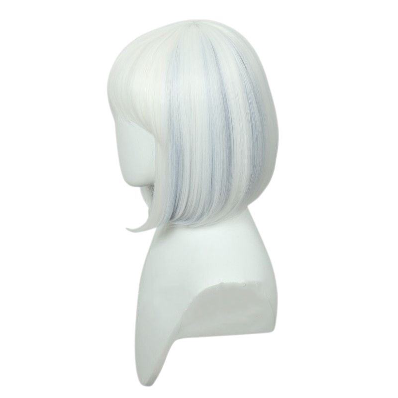 White Smoke Siesta Cosplay Wig - The Detective Is Already Dead (White Inward Bob) (FEVERCOS)