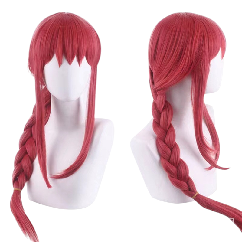 White Smoke Makima Cosplay Wig - Chainsaw Man (Rose Gold Braid) (FEVERCOS)