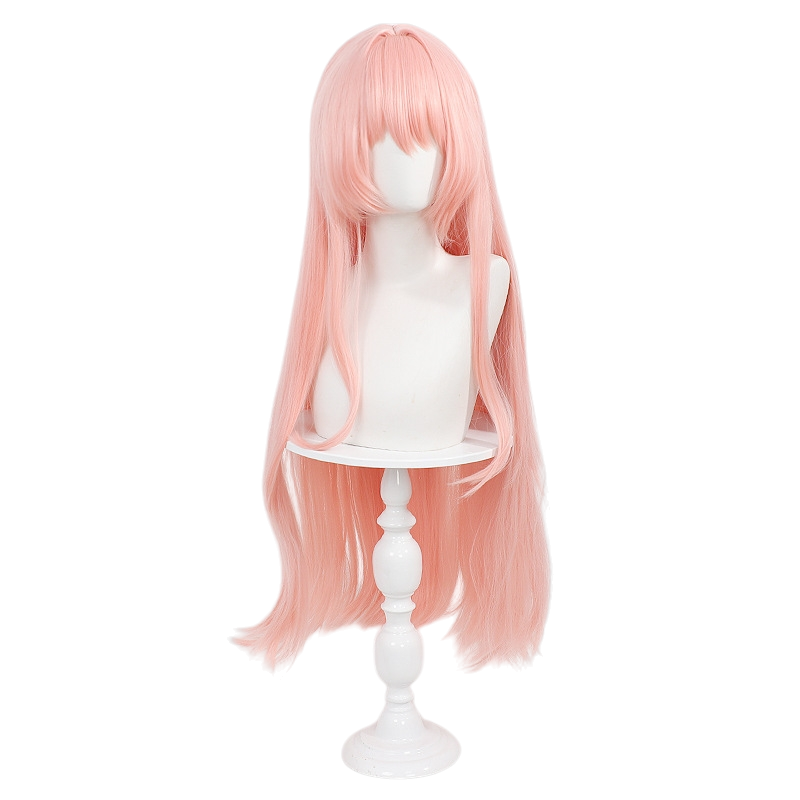 White Smoke Leona Cosplay Wig - Goddess of Victory: NIKKE (Pink Long Loose) (FEVERCOS)