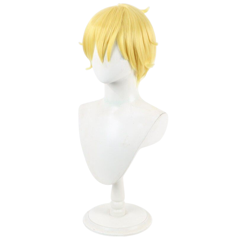 White Smoke Jet Senpai Cosplay Wig - Star Detective Precure (Styled Short) (FEVERCOS)