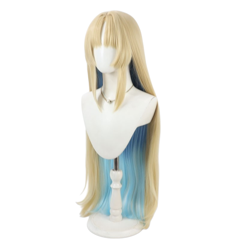 White Smoke Cartethyia (80cm Gradient) Cosplay Wig - Wuthering Waves (Long Gradient Scalp) (FEVERCOS)