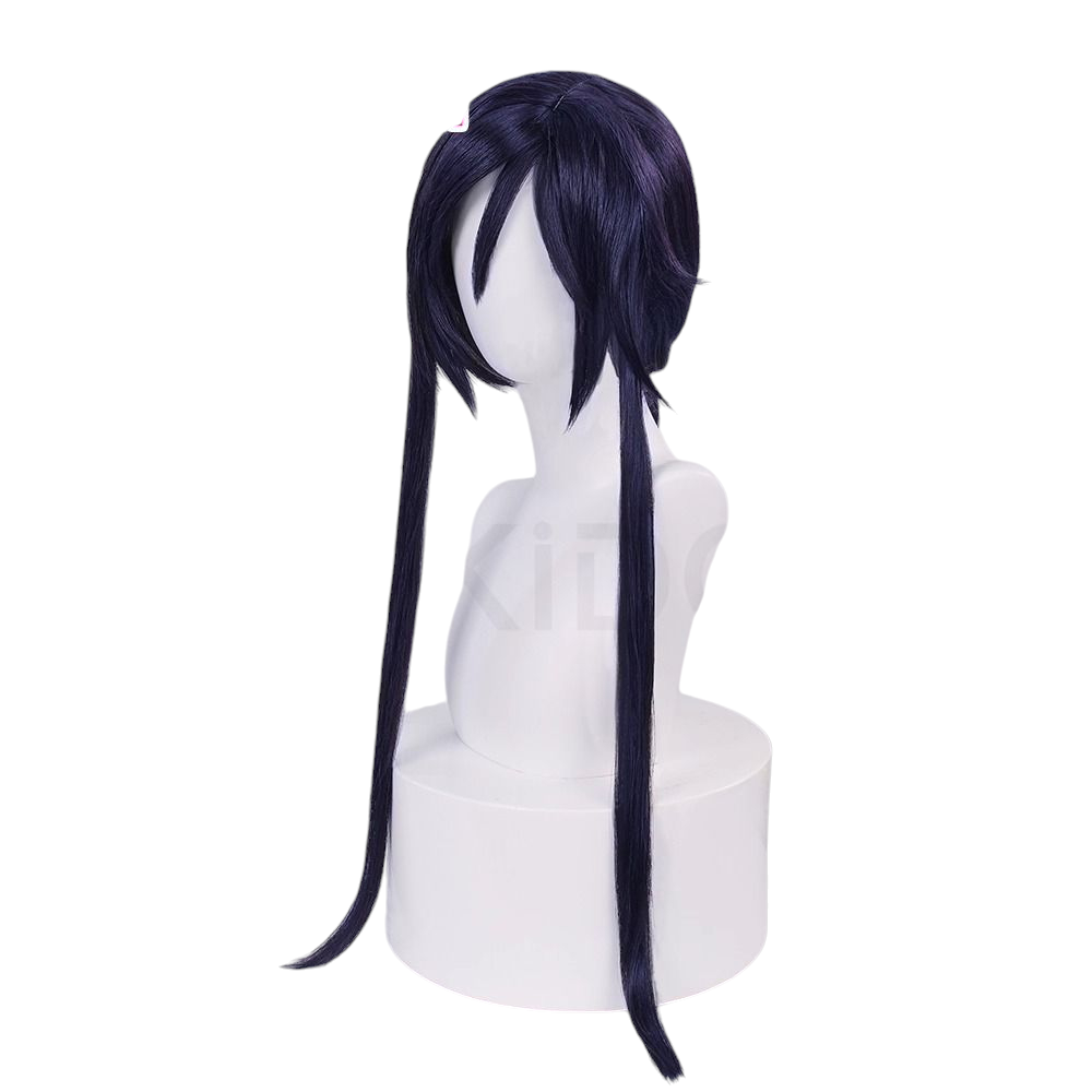 White Smoke Ahri (Base Skin) Cosplay Wig - League of Legends (Black Side Part Scalp Braid) (FEVERCOS)