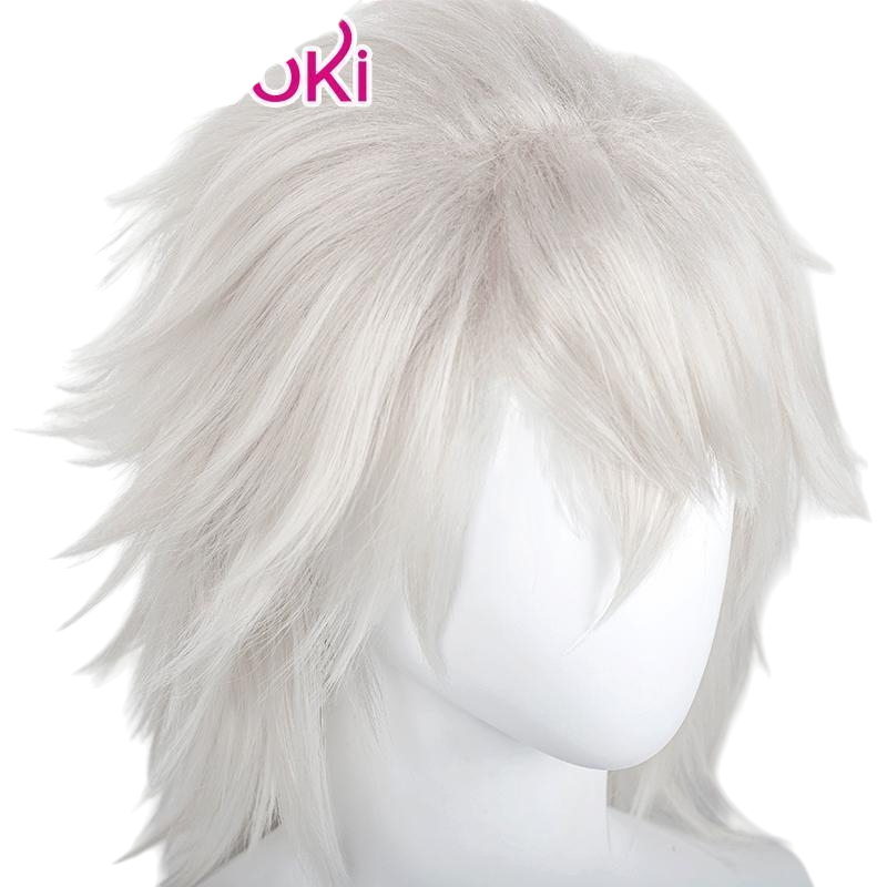 White Smoke NieR (Brother) Cosplay Wig - NieR Replicant (White Flipped Spiky Long) (FEVERCOS)