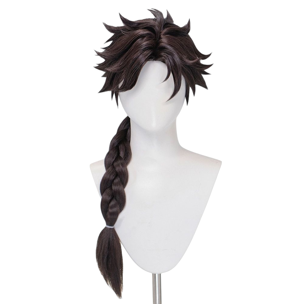 White Smoke Xiaoyao Cosplay Wig - Paranormal Action Squad (75cm Brown Tied-Up Scalp) (FEVERCOS)