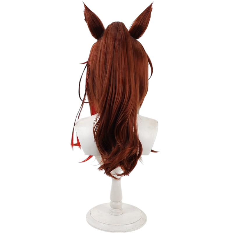White Smoke Forever Young Cosplay Wig - Uma Musume (Blonde with Ears and Tail) (FEVERCOS)