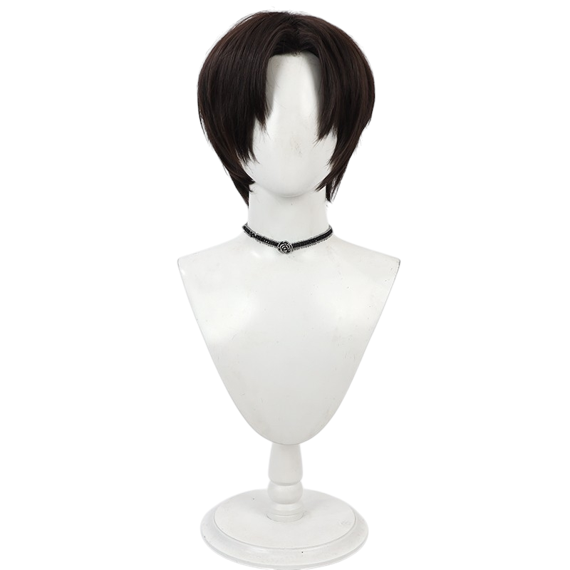 White Smoke Ryuji Taiga Cosplay Wig - Senpai is an Otokonoko (Dark Brown Teased) (FEVERCOS)