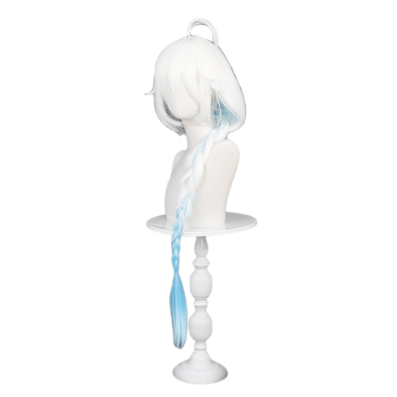 White Smoke Kirino Nakatsukasa Cosplay Wig - Blue Archive (Gradient Twin Braids) (FEVERCOS)