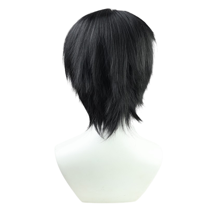 White Smoke Taiga Hanaya Cosplay Wig - Kamen Rider Ex-Aid (Black/White Streak) (FEVERCOS)