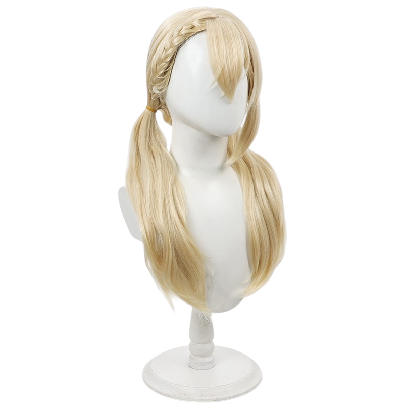 White Smoke Varvara Pilipenko Cosplay Wig - Chained Soldier (Blonde Wavy Scalp) (FEVERCOS)