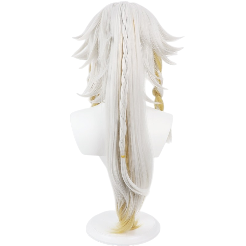 White Smoke Sang Qi Cosplay Wig - Honor of Kings (Silver Gradient Detachable Ponytails) (FEVERCOS)