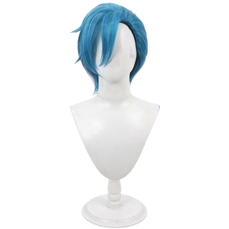 White Smoke Flauros (Demon Duke) Cosplay Wig - Devil Butler with Black Cat (Multi-Color Teased) (FEVERCOS)
