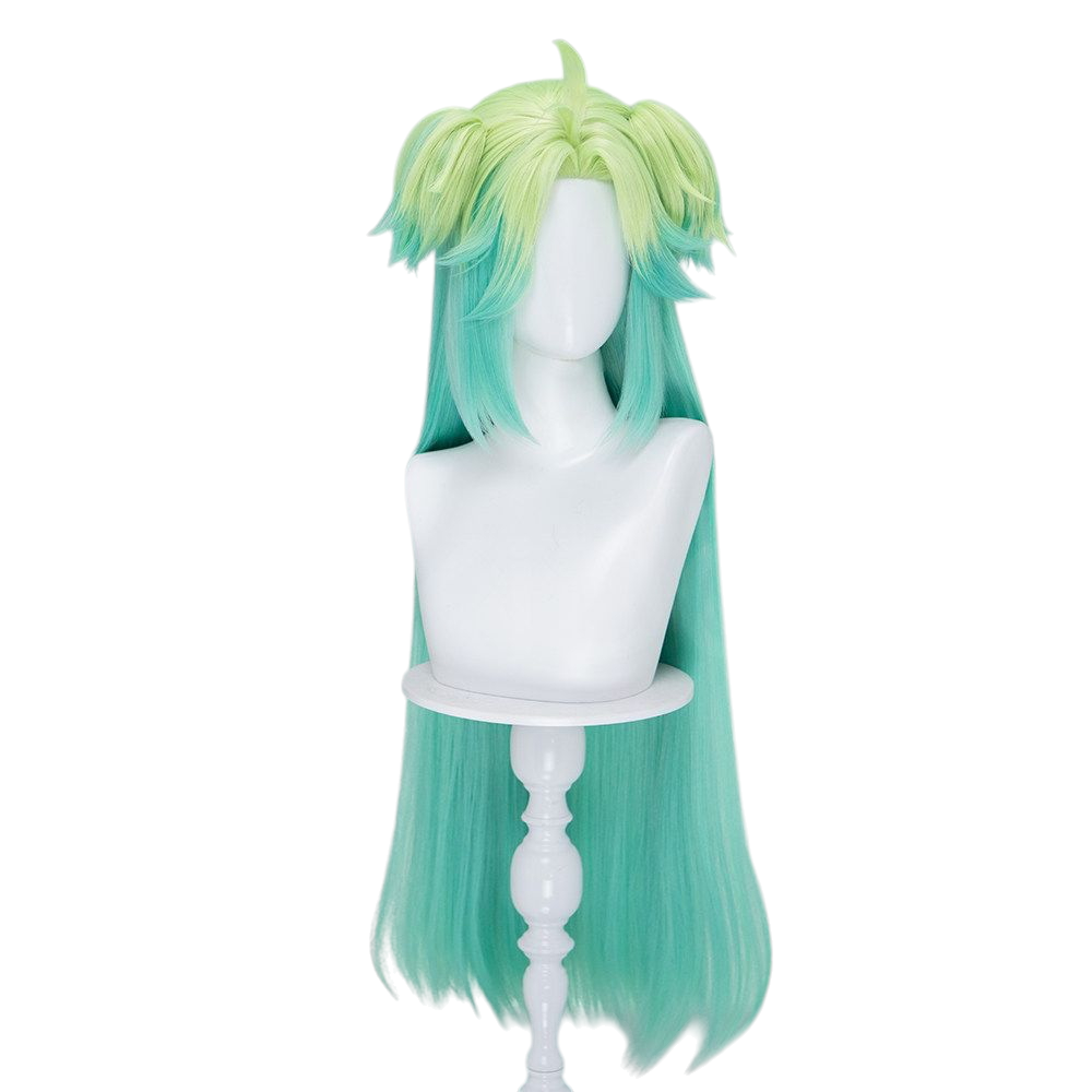 White Smoke Lucky Qing Cosplay Wig - To Be Hero X (90cm Layered Gradient Scalp) (FEVERCOS)