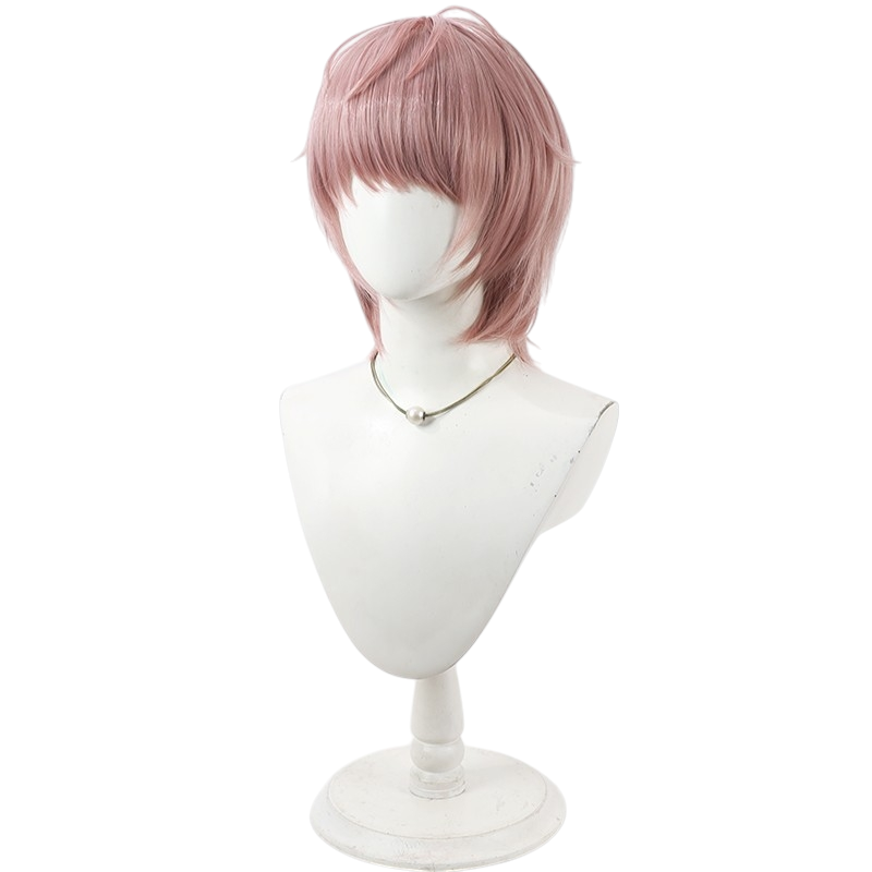 White Smoke Fuji Cosplay Wig - How I Attended an All-Guy's Mixer (Short with Ahoge) (FEVERCOS)