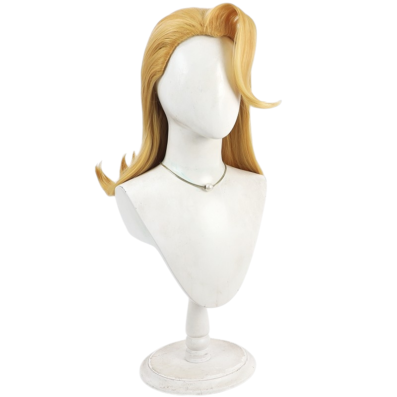 White Smoke Emma Frost Cosplay Wig - Marvel Rivals (Blonde Sleek Styling) (FEVERCOS)