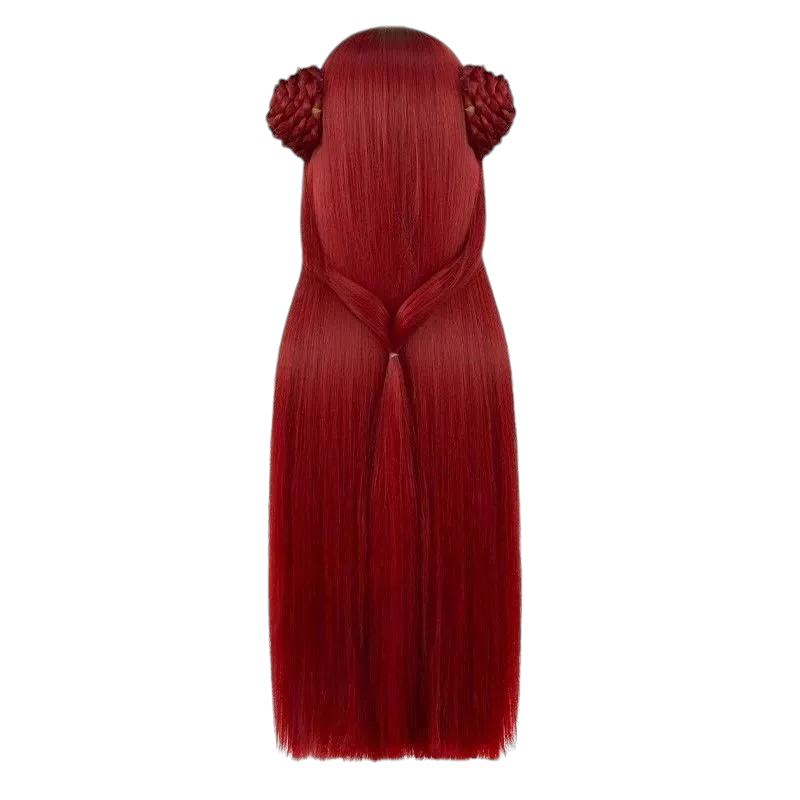 Dark Red Qina (Dual Form) Cosplay Wig - Ye Luo Li (Transformation Long Hair) (FEVERCOS)