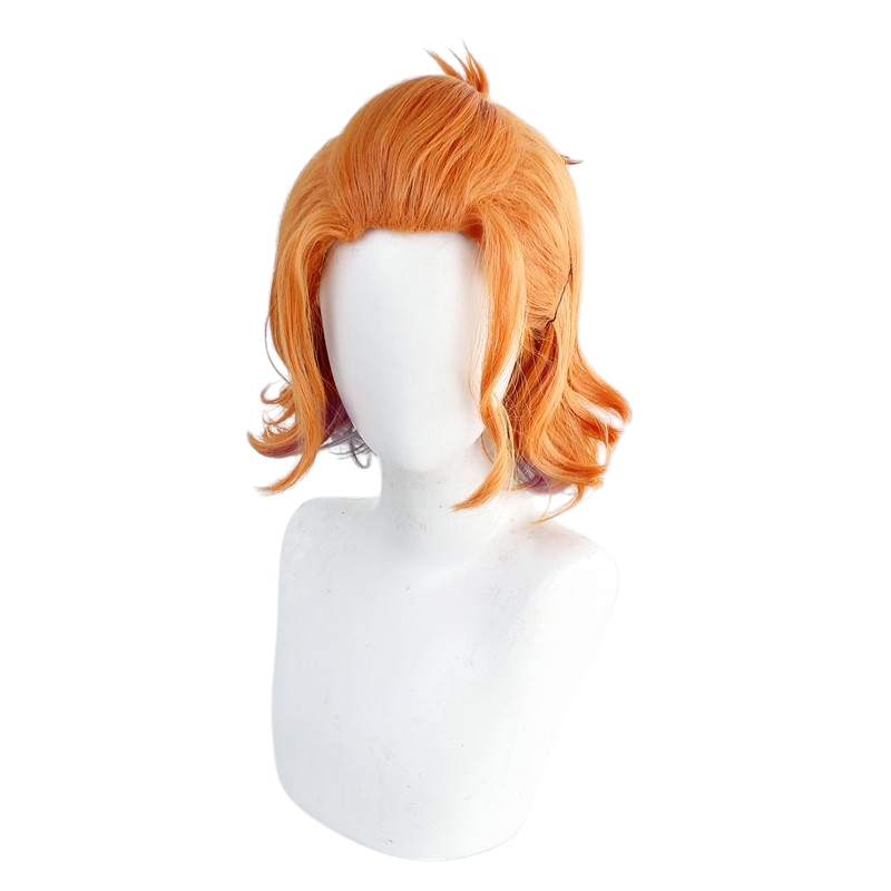 White Smoke Cater Diamond Cosplay Wig - Magic Academy (Gradient Grey-Purple) (FEVERCOS)