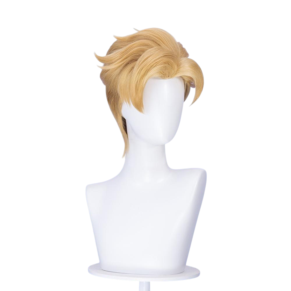 White Smoke Star-Lord Cosplay Wig - Marvel Rivals (Blonde Teased Short) (FEVERCOS)