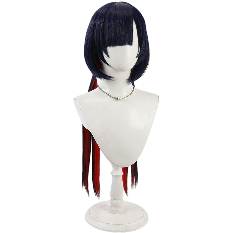 White Smoke RIM Cosplay Wig - KAMITSUBAKI STUDIO (Silver/Blue Highlight Bob) (FEVERCOS)