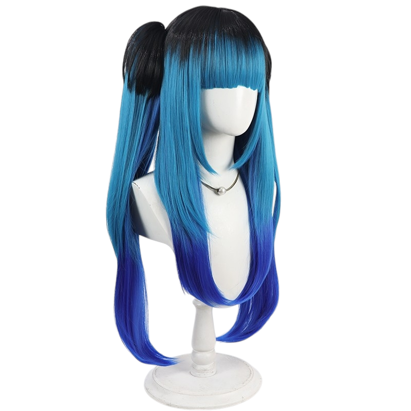 White Smoke Tarumi Amemiya Cosplay Wig - Final Defense Academy (Detachable Twin Tails) (FEVERCOS)